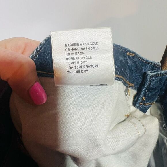Driftwood Collette Jeans Raw Hem Embroidered Studs Sz W26, L26 - Picture 5 of 9